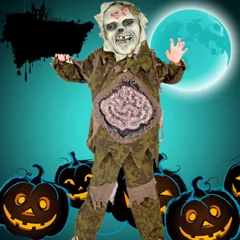 Halloween Costumes For Kids Cosplay Zombie Scary Intestines Mask Stage Outfits For Children Set Horror Night Zombie Mask Props
Halloween Costumes For Kids Cosplay Zombie Scary Intestines Mask Stage Outfits For Children Set Horror Night Zombie Mask Props
