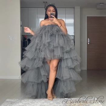 Trendy Hi Low Puffy Tulle Prom Gown Tiered Party Dresses Ball Gown Cocktail Formal Dress Gray Skirt Tutu Women Orchid Dress
Trendy Hi Low Puffy Tulle Prom Gown Tiered Party Dresses Ball Gown Cocktail Formal Dress Gray Skirt Tutu Women Orchid Dress