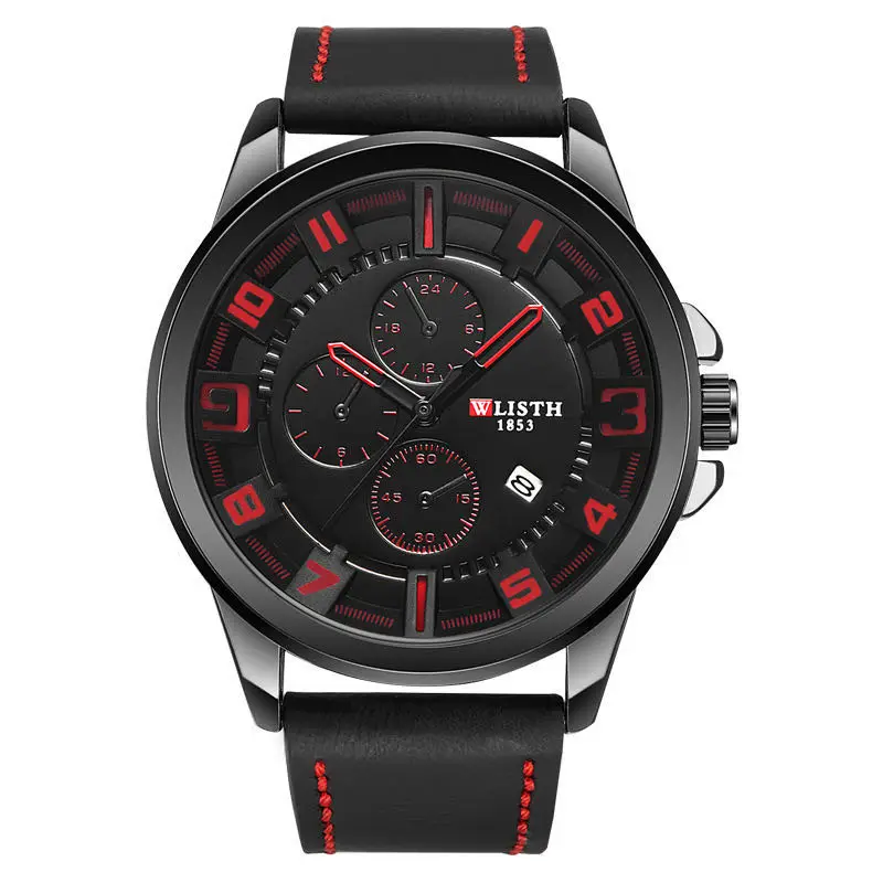 Popular sports watch men's leisure personalized calendar round large dial waterproof quartz watch men's Watch
Popular sports watch men's leisure personalized calendar round large dial waterproof quartz watch men's Watch