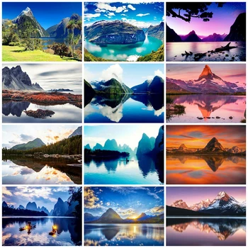 EverShine Diamond Embroidery Mountain Cross Stitch 5D Diamond Paintign Full Square Reflection Rhinestones Picture Hobby Gift
EverShine Diamond Embroidery Mountain Cross Stitch 5D Diamond Paintign Full Square Reflection Rhinestones Picture Hobby Gift