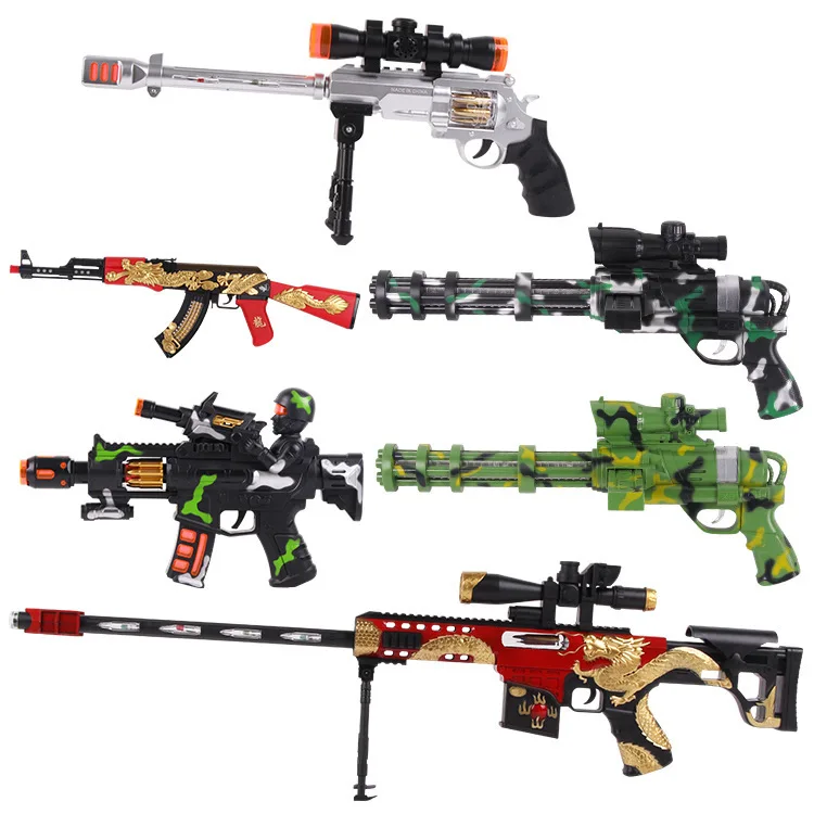 On Behalf of Electric Gun Music Light Vibration Model Sound Projection Gatlin Submachine Gun Model Acousto-optic Gun
On Behalf of Electric Gun Music Light Vibration Model Sound Projection Gatlin Submachine Gun Model Acousto-optic Gun