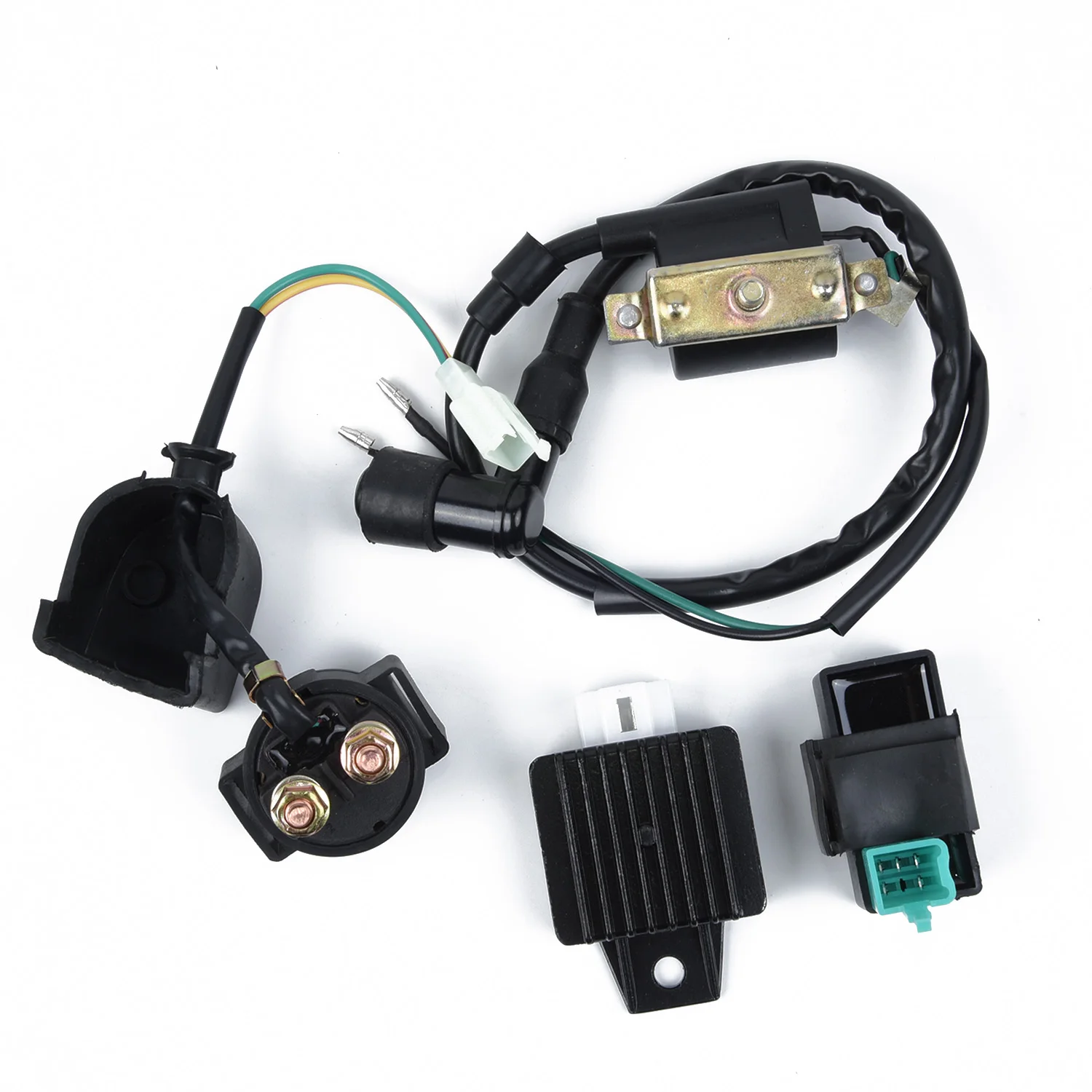Ignition Coil CDI Box Regulator Relay Kit For 50-110cc ATV Scooter Moped Go Kart
Ignition Coil CDI Box Regulator Relay Kit For 50-110cc ATV Scooter Moped Go Kart