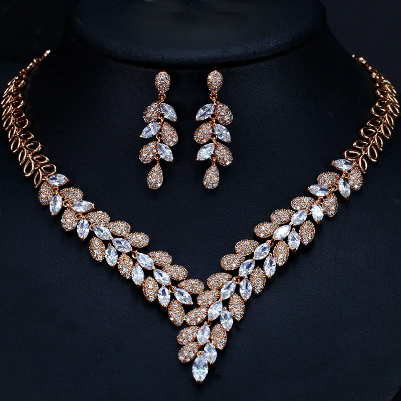 2019 New Fashion Earrings & Necklace Set for Women Leaf Dubai Jewelry Sets LUXURY Wedding Party Prom Jewelry bijoux
2019 New Fashion Earrings & Necklace Set for Women Leaf Dubai Jewelry Sets LUXURY Wedding Party Prom Jewelry bijoux