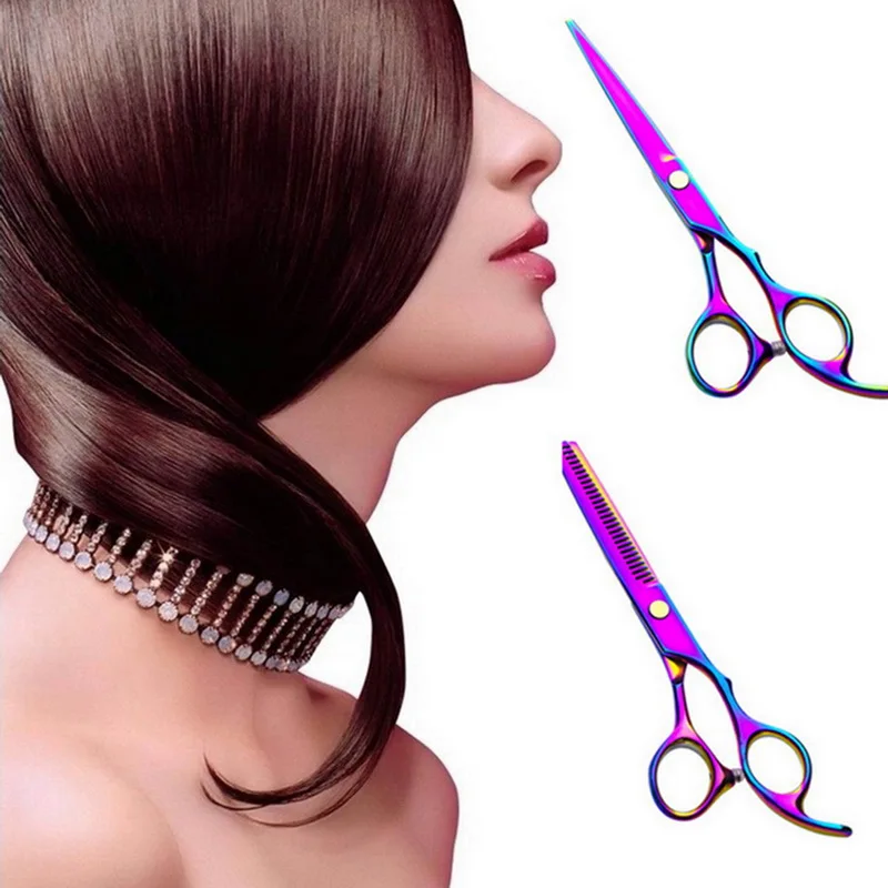 Professional 6.0 Inch 4cr Barber Hairdressing Scissors Thin Shear Flat Shears Beauty Set Color Pure Black Hairdressing Scissors
Professional 6.0 Inch 4cr Barber Hairdressing Scissors Thin Shear Flat Shears Beauty Set Color Pure Black Hairdressing Scissors
