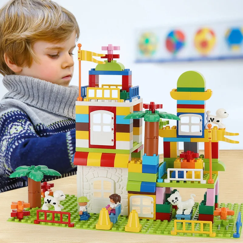 Scene Building Blocks Children Early Education Toy 184 PCS Parent-Child Interactive Assembly Creative Toys DIY Building Blocks
Scene Building Blocks Children Early Education Toy 184 PCS Parent-Child Interactive Assembly Creative Toys DIY Building Blocks
