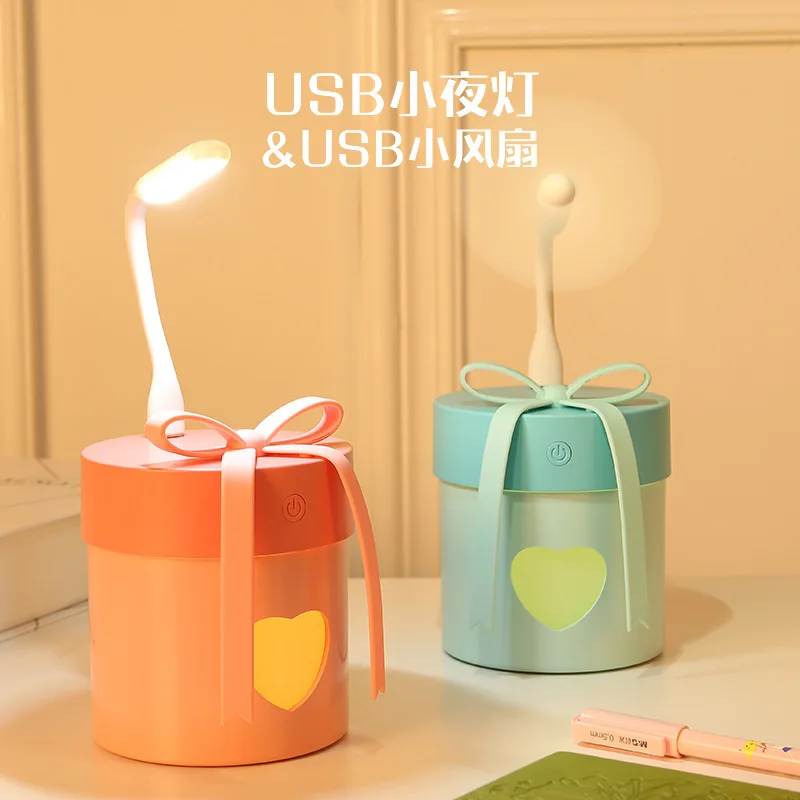 USB Multi-functional Gift Box Humidifier Mini for Home & Office Use Atomizer Large-Volume Humidifier Three-in-One
USB Multi-functional Gift Box Humidifier Mini for Home & Office Use Atomizer Large-Volume Humidifier Three-in-One