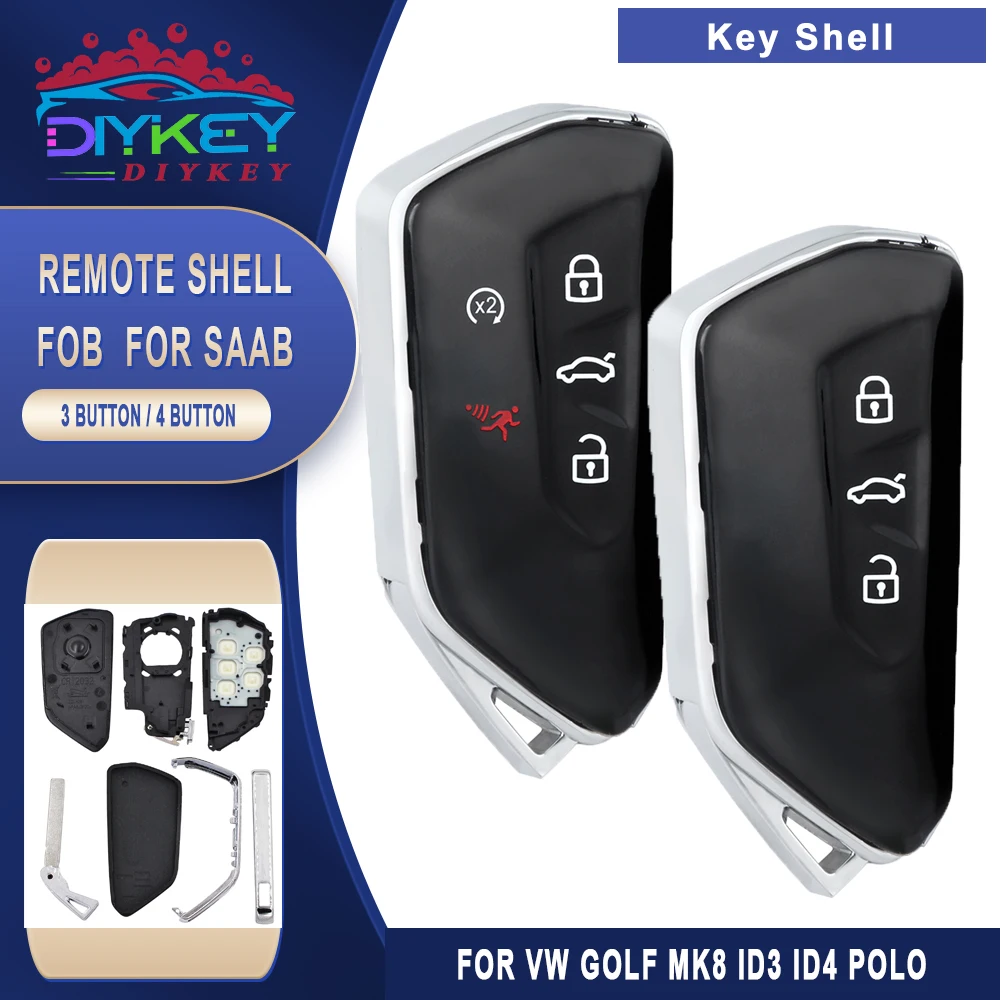 DIYKEY 3 Button / 5Button Remote Key Shell Case Fob for VW Golf MK8 ID3 ID4 Polo Tiguan Skoda Superb Octavia SEAT Leon Ibiza MQB
DIYKEY 3 Button / 5Button Remote Key Shell Case Fob for VW Golf MK8 ID3 ID4 Polo Tiguan Skoda Superb Octavia SEAT Leon Ibiza MQB