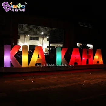Customized 1.5M High Inflatable Letter Wall/Typeface Advertising Lighting Decor in Gate Entrance 
Customized 1.5M High Inflatable Letter Wall/Typeface Advertising Lighting Decor in Gate Entrance