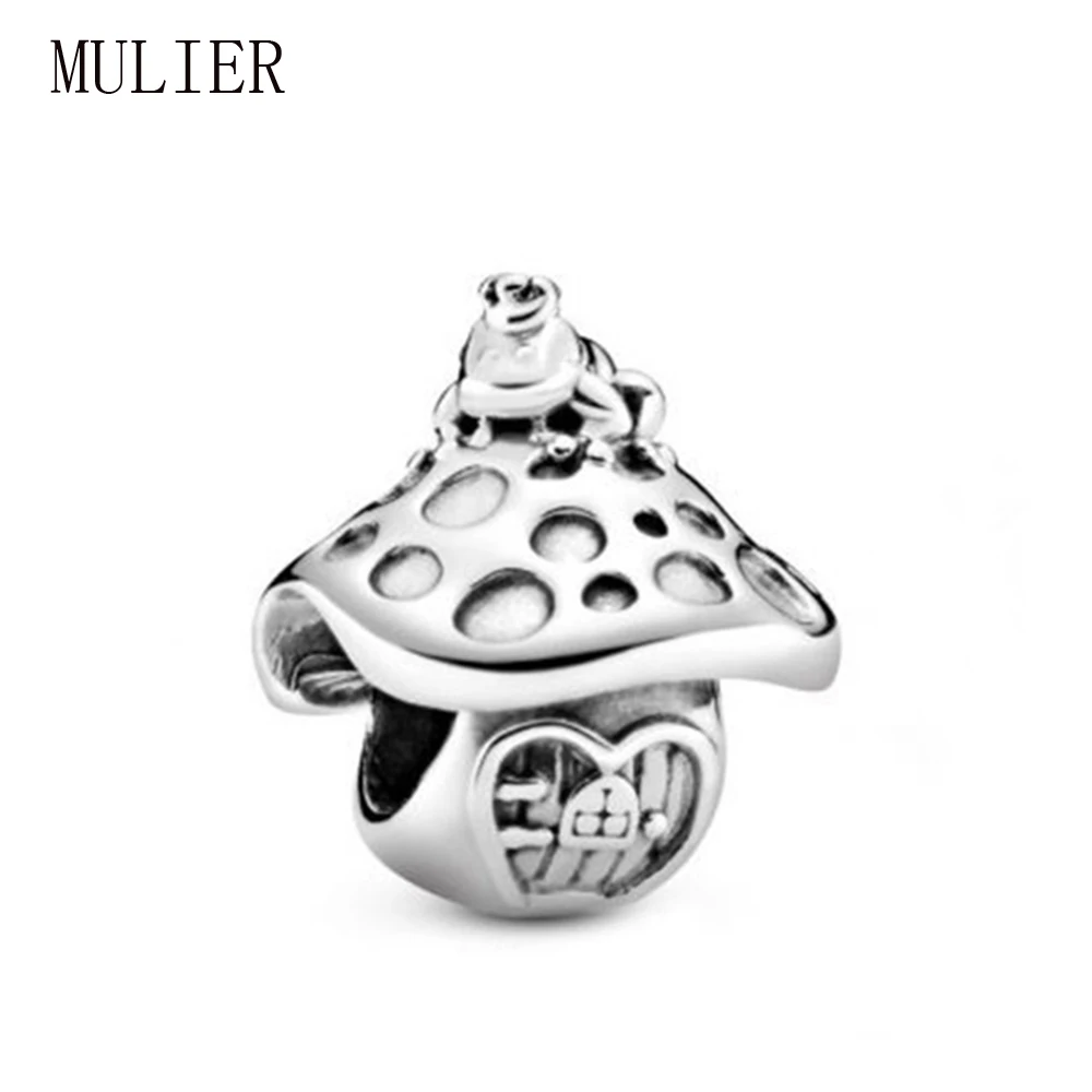MULIER 2019 New Original S925 Sterling Silver Cute Fine Mushroom House Beaded 798558COO Women's DIY Bracelet Bangle Essentials
MULIER 2019 New Original S925 Sterling Silver Cute Fine Mushroom House Beaded 798558COO Women's DIY Bracelet Bangle Essentials