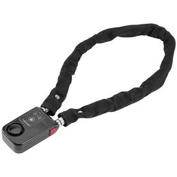 Black Smart Chain Lock 80Cm Smart Waterproof Bluetooth Lock 110Db Latest Anti Theft Alarm Keyless Phone App Control Lock Access
Black Smart Chain Lock 80Cm Smart Waterproof Bluetooth Lock 110Db Latest Anti Theft Alarm Keyless Phone App Control Lock Access