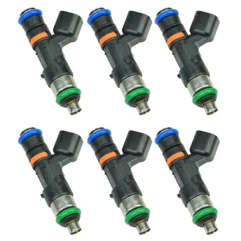 

6Pcs for Top feed High performance 48mm ev14 650cc 60lbs E85 High impedance Flow matched fuel injector 0280158117 0280 158 117