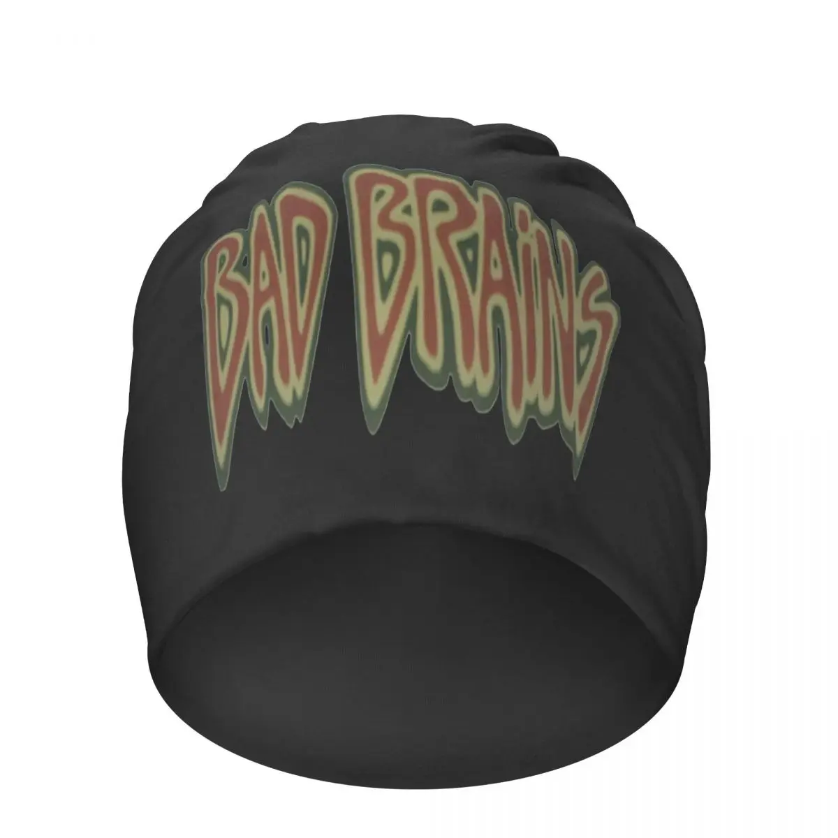 Зимняя женская шапка в стиле панк-рок с изображением плохого мозга | Аксессуары