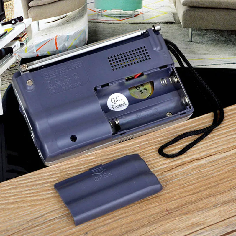 Portable AM/FM Mini Radio with Telescopic Antenna Dual Band Channel Receiver Speaker VDX99
Portable AM/FM Mini Radio with Telescopic Antenna Dual Band Channel Receiver Speaker VDX99