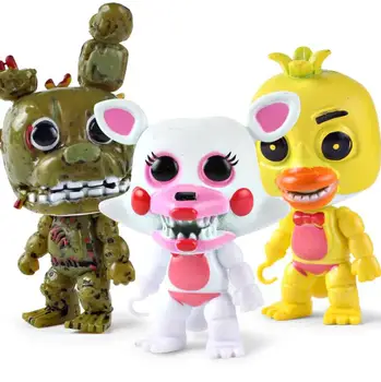 9.5 cm Anime figure PVC Five Nights At Freddy's Action Figure FNAF Bonnie Foxy Freddy Fazbear Bear Dolls model Toys
9.5 cm Anime figure PVC Five Nights At Freddy's Action Figure FNAF Bonnie Foxy Freddy Fazbear Bear Dolls model Toys