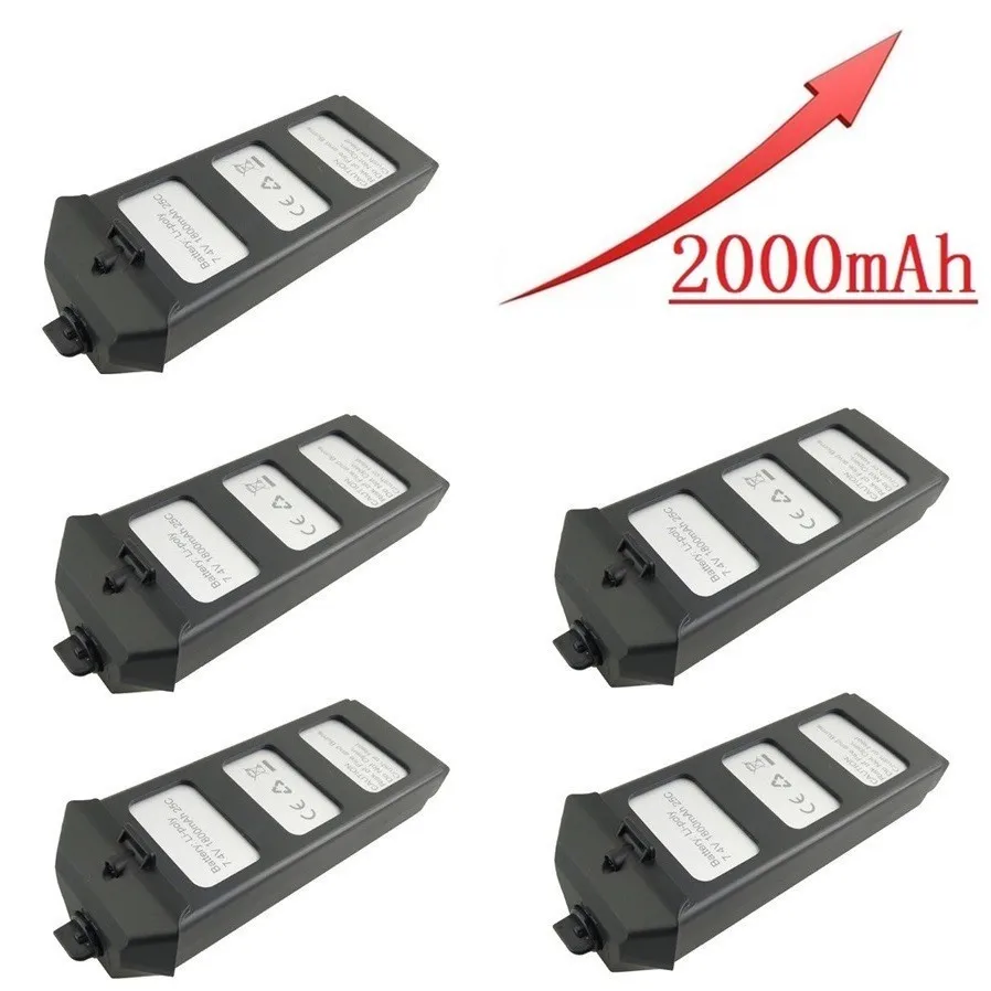 Upgrade 2000mAH 7.4V LiPo Battery For MJX R/C Bugs 5W B5W RC Quadcopter Spare Parts 7.4v Rechargeable Battery For JJRC X5 Pro
Upgrade 2000mAH 7.4V LiPo Battery For MJX R/C Bugs 5W B5W RC Quadcopter Spare Parts 7.4v Rechargeable Battery For JJRC X5 Pro