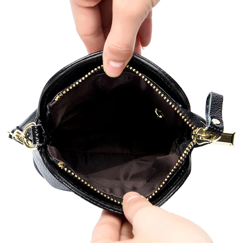 Mobile Phone Bag Cross-body WOMEN'S Bag Genuine Leather 2018 New Style Retro Nappa Leather Shoulder Bag Small Bag Simple Mini
Mobile Phone Bag Cross-body WOMEN'S Bag Genuine Leather 2018 New Style Retro Nappa Leather Shoulder Bag Small Bag Simple Mini