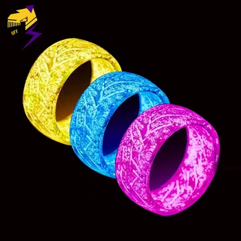 Trendy Colorful Luminous Resin Ring Women Men Fluorescent Glowing Rings Glow In The Dark Finger Ring Band 8mm Halloween Jewelry
Trendy Colorful Luminous Resin Ring Women Men Fluorescent Glowing Rings Glow In The Dark Finger Ring Band 8mm Halloween Jewelry