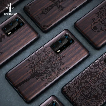 Techase Wood Phone Case For Huawei P40Pro P40Lite P30 Mate30 Mate20 Nova4 Nova5 Case Protective Rosewood Phone Shell Soft Bumper
Techase Wood Phone Case For Huawei P40Pro P40Lite P30 Mate30 Mate20 Nova4 Nova5 Case Protective Rosewood Phone Shell Soft Bumper