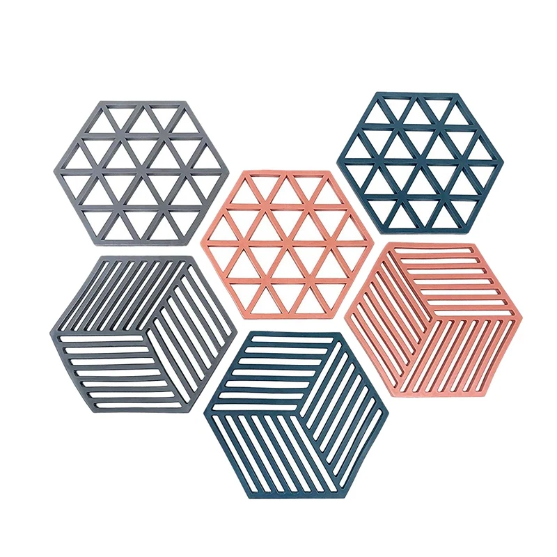 Heat Resistant Hexagon Hot Pads Anti Scalding Pad Silicone Trivets Coaster Pot Holder Placemat for Home Kitchen and Dining Table
Heat Resistant Hexagon Hot Pads Anti Scalding Pad Silicone Trivets Coaster Pot Holder Placemat for Home Kitchen and Dining Table