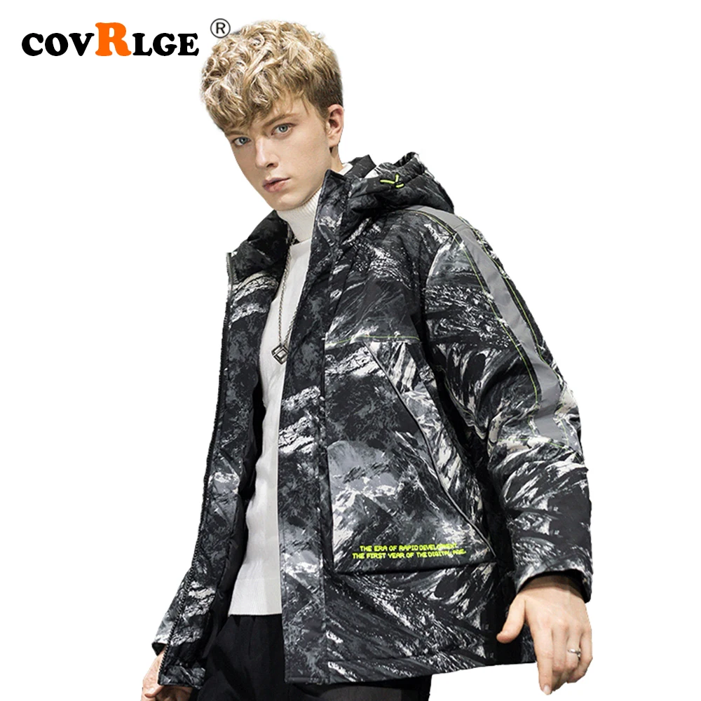 Covrlge Man Duck Down Jacket Light Thick Jackets Men's Hooded Fleece Jacket Ins Tooling Trend Big Pocket Down Jacket Men MWY036
Covrlge Man Duck Down Jacket Light Thick Jackets Men's Hooded Fleece Jacket Ins Tooling Trend Big Pocket Down Jacket Men MWY036