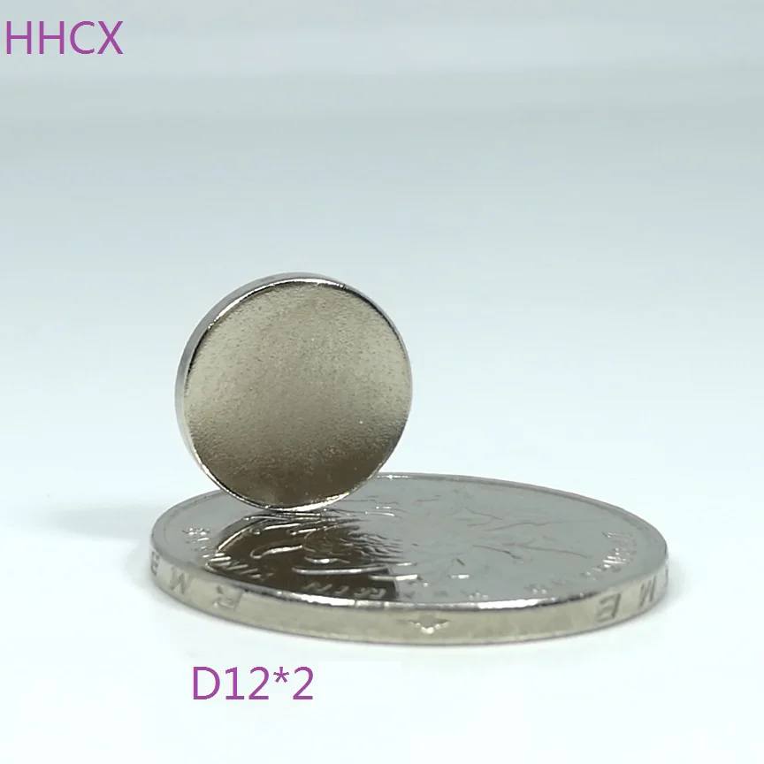 10 шт./лот дисковый Магнит 12*2 N35 Сильный магнит NdFeB 12x2 неодимовые Редкоземельные