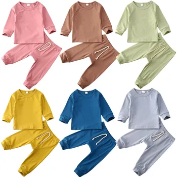 Adorable Toddler Infant Baby Boy Girls Tracksuit Cotton Long Sleeve Tops T-shirt+Long Pants Baby Pajamas Sleepwear Outfits 0-24M 
Adorable Toddler Infant Baby Boy Girls Tracksuit Cotton Long Sleeve Tops T-shirt+Long Pants Baby Pajamas Sleepwear Outfits 0-24M