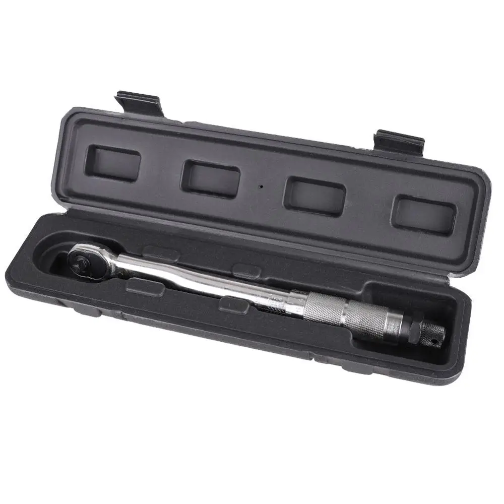 Adjustable Torque Wrench 5-25Nm 1/4" Square Drive Click Hand Ratchet Tool Repair Tools kit Set Spanner Hand Tool Set
Adjustable Torque Wrench 5-25Nm 1/4" Square Drive Click Hand Ratchet Tool Repair Tools kit Set Spanner Hand Tool Set