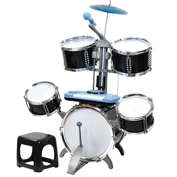 2 In 1 Children Jazz Drum Set Educational Instrument Toy with Electronic Keyboard - Black
2 In 1 Children Jazz Drum Set Educational Instrument Toy with Electronic Keyboard - Black