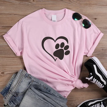 ONSEME Newest Love Dog Paw Print T Shirts Women Streetwear Aesthetic Graphic T Shirt Lady Girl Tumblr Harajuku Tops Tees
ONSEME Newest Love Dog Paw Print T Shirts Women Streetwear Aesthetic Graphic T Shirt Lady Girl Tumblr Harajuku Tops Tees