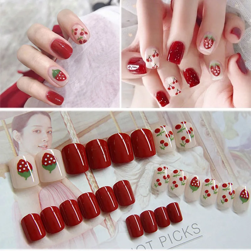 24pcs Acrylic Detachable Fake Nails Set Artificial DIY Tips Full Cover Press on False Nails with Glue Manicure Art Tools
24pcs Acrylic Detachable Fake Nails Set Artificial DIY Tips Full Cover Press on False Nails with Glue Manicure Art Tools