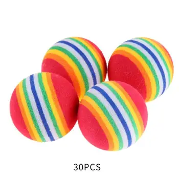 30pcs EVA Rainbow Strip Soft Golf Ball Lightness and Portability No Space Occupy Indoor Outdoor Training Match Aid Tool
30pcs EVA Rainbow Strip Soft Golf Ball Lightness and Portability No Space Occupy Indoor Outdoor Training Match Aid Tool