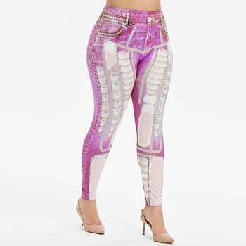 Women's Leggings Casual Contrast Color High Waist Pants Athletic Fitness Printed Faux Jeans Legging Lady Female Thin Clothes
Women's Leggings Casual Contrast Color High Waist Pants Athletic Fitness Printed Faux Jeans Legging Lady Female Thin Clothes