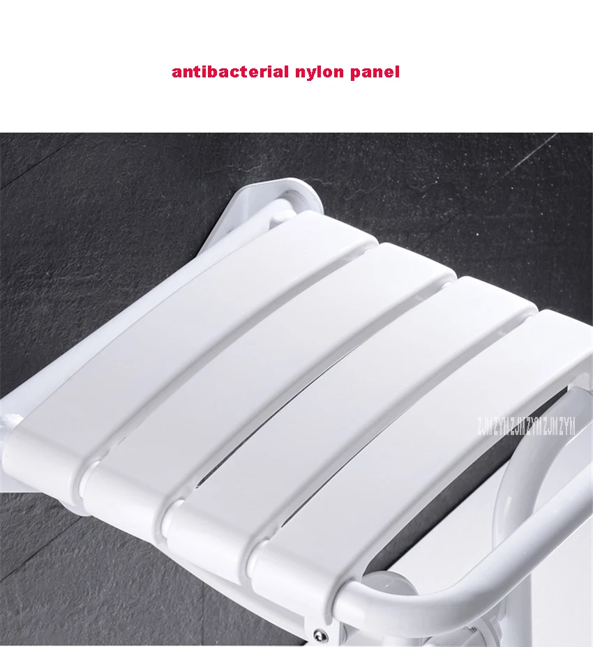 Description Picture 4 of itemAST7265 Folding Shower Chair Shower Folding Seat Bench Bath Stool Wall Mounted Stool Bathroom Wall Chair For Elderly Disabled