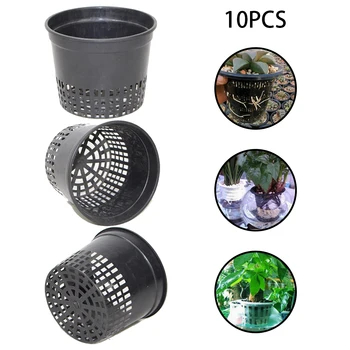 10Pcs Plastic Heavy Duty Mesh Pot Net Cup Basket Hydroponic Aeroponic Planter For Aquaculture And Hydroponics
10Pcs Plastic Heavy Duty Mesh Pot Net Cup Basket Hydroponic Aeroponic Planter For Aquaculture And Hydroponics