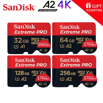 Original TF Micro SD Card SDXC UHS-I Extreme Prod With SD Adapter 128GB 64GB Ultra High Speed Dslr Camera 4K SD Card Case U3 A2
Original TF Micro SD Card SDXC UHS-I Extreme Prod With SD Adapter 128GB 64GB Ultra High Speed Dslr Camera 4K SD Card Case U3 A2