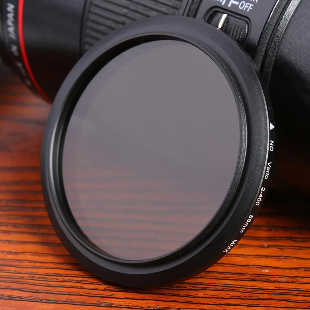 Slim Fader Variable ND Filter ND2 to ND400 Neutral Density Lens Filter 40.5mm 46mm 52mm 58mm 62mm 67mm 77mm 72mm 82mm
Slim Fader Variable ND Filter ND2 to ND400 Neutral Density Lens Filter 40.5mm 46mm 52mm 58mm 62mm 67mm 77mm 72mm 82mm