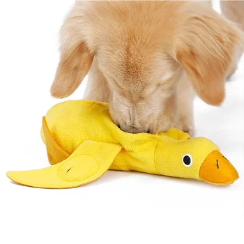 New Pet Plush Toy Duck Tibetan Food Training Toy Dog Interaction Slowly Chewing Toy Plush Dog Chew Toys Puppy Chew Toy