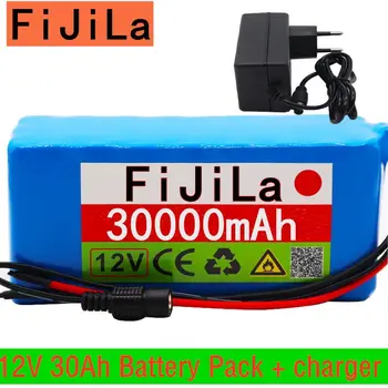 100%original 18650 12V Battery pack Large capacity 12v 30ah 18650 lithium battery protection board 12v 30000mAh capacity+Charger 
100%original 18650 12V Battery pack Large capacity 12v 30ah 18650 lithium battery protection board 12v 30000mAh capacity+Charger