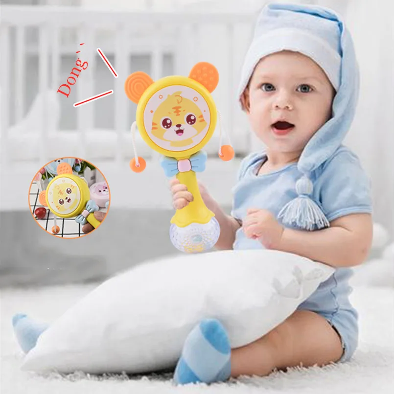 cute baby rattle toys Music Sound Light Shaking Toy Cartoon Baby Hand Bells Teether Newborn Early Educational toys for 0-12M
cute baby rattle toys Music Sound Light Shaking Toy Cartoon Baby Hand Bells Teether Newborn Early Educational toys for 0-12M