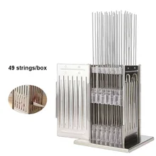 BBQ Tools Small Meat Skewers Artifact Fast Skewers Commercial Stainless Steel Skewers Cut Mutton Meat Grilling
BBQ Tools Small Meat Skewers Artifact Fast Skewers Commercial Stainless Steel Skewers Cut Mutton Meat Grilling