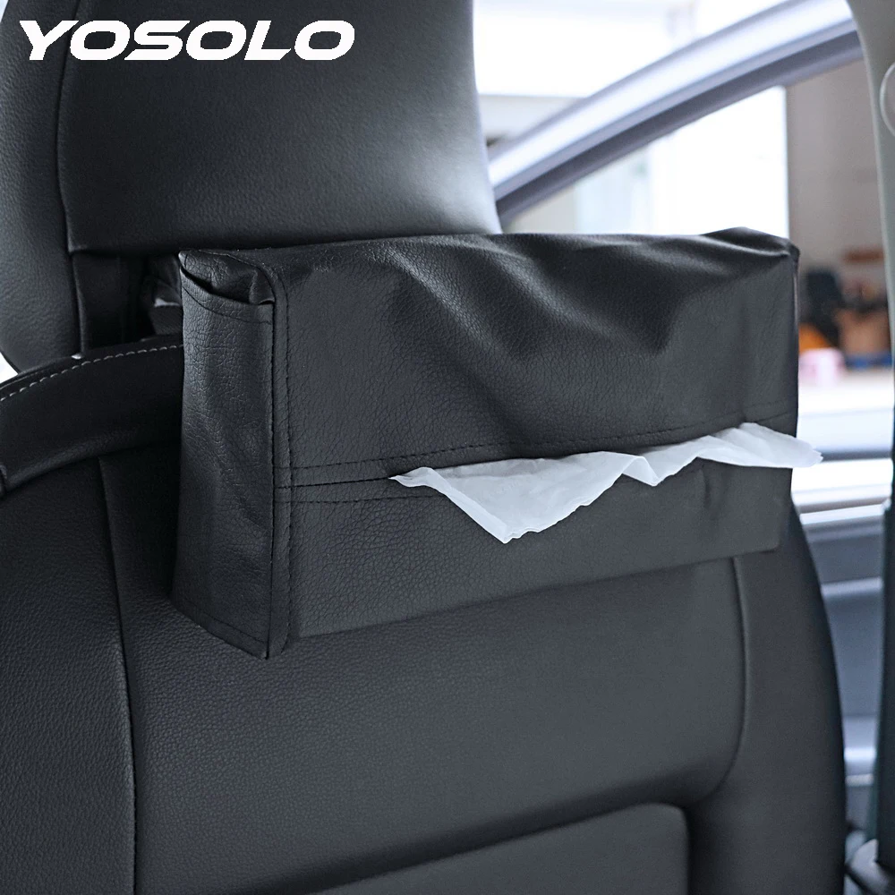 YOSOLO Car Tissue Box Cover Tissue Box Car Interior Accessories Leather Napkins Holder
YOSOLO Car Tissue Box Cover Tissue Box Car Interior Accessories Leather Napkins Holder
