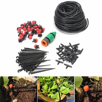 25 Meters DIY Drip Irrigation System Automatic Watering Garden Hose Micro Drip Garden Watering Kits with Adjustable Drippers
25 Meters DIY Drip Irrigation System Automatic Watering Garden Hose Micro Drip Garden Watering Kits with Adjustable Drippers