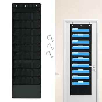 10 Pockets Office Hanging File Folder Organizer Door Wall Mounted Storage Bag 600D Oxford Cloth Solid Construction
10 Pockets Office Hanging File Folder Organizer Door Wall Mounted Storage Bag 600D Oxford Cloth Solid Construction