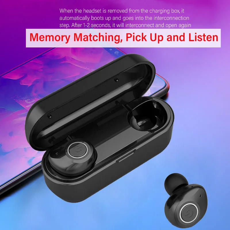 IPX5 Waterproof V11 TWS True Wireless Earphone Bluetooth 5.0 In-Ear Earbuds With Mic Sport Headset HiFi For iPhone Xiaomi Huawei
IPX5 Waterproof V11 TWS True Wireless Earphone Bluetooth 5.0 In-Ear Earbuds With Mic Sport Headset HiFi For iPhone Xiaomi Huawei