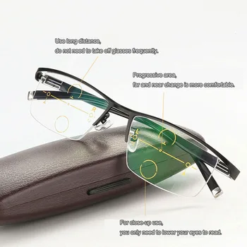 Multi-focus Progressive Reading Glasses Intelligent Color Changing Eyeglasses Acetate Stainless Steel Temples Spectacles Design
Multi-focus Progressive Reading Glasses Intelligent Color Changing Eyeglasses Acetate Stainless Steel Temples Spectacles Design