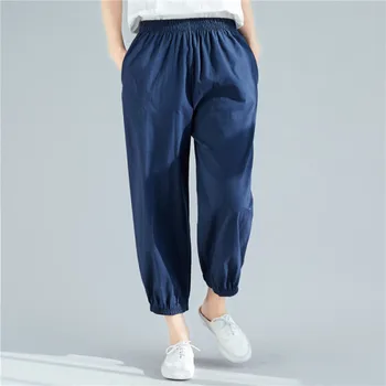 Woman's New Korean 2019 High Waist Pantalon Mujer Plus Size Fashion Brief Loose Pants Casual Pocket Ankle-length Pants
Woman's New Korean 2019 High Waist Pantalon Mujer Plus Size Fashion Brief Loose Pants Casual Pocket Ankle-length Pants