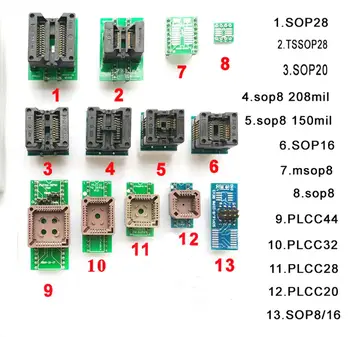 Free shipping13 pcs Universal adapter scoket for programmer vs4800 tnm5000 TL866ii plus TOP3000 top3100 ic chip avr programmer
Free shipping13 pcs Universal adapter scoket for programmer vs4800 tnm5000 TL866ii plus TOP3000 top3100 ic chip avr programmer