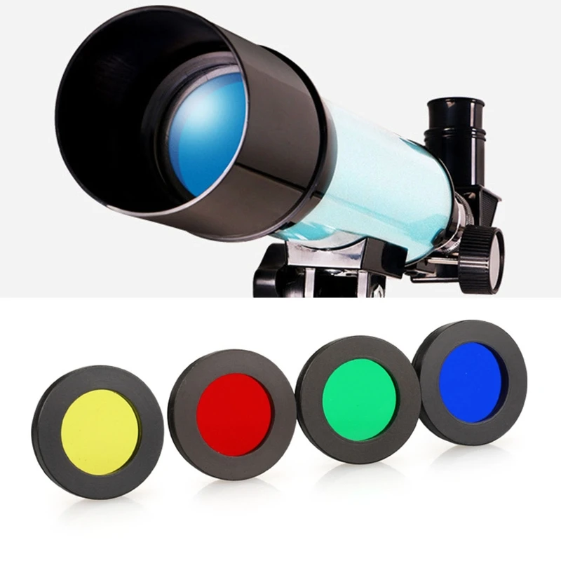 Astronomical Telescope Four-color Acrylic Filter Eyepiece Lens Filter with Metal Inch Thread Interface Telescope Parts
Astronomical Telescope Four-color Acrylic Filter Eyepiece Lens Filter with Metal Inch Thread Interface Telescope Parts