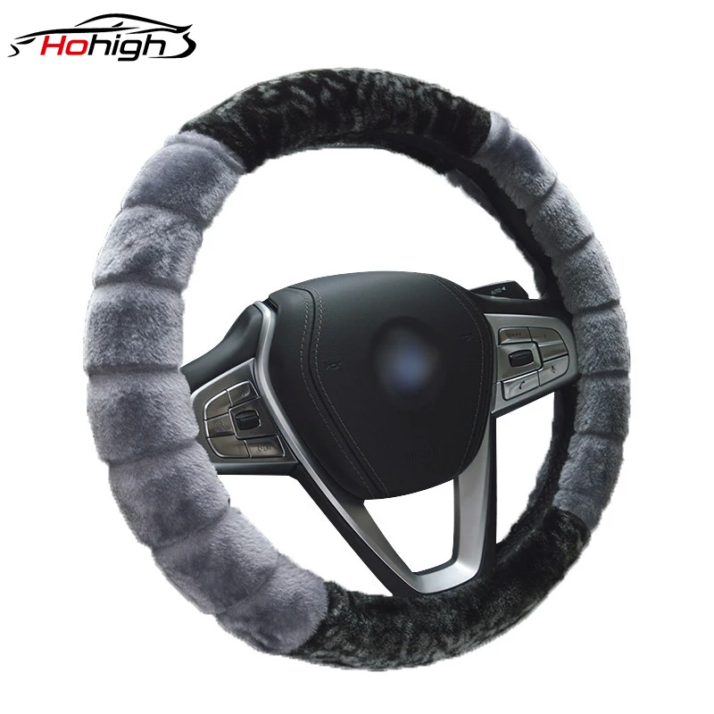 Universal Car Plush Rubber Steering Wheel Cover Winter D38cm Auto Keep Warm Proof Steering-wheel Covers Car Interior Styling
Universal Car Plush Rubber Steering Wheel Cover Winter D38cm Auto Keep Warm Proof Steering-wheel Covers Car Interior Styling