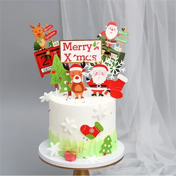 Christmas Cake Topper Christmas Decorations for Home Cake Decoration Tools Christmas Ornaments Santa Elk Baking 2020 Navidad
Christmas Cake Topper Christmas Decorations for Home Cake Decoration Tools Christmas Ornaments Santa Elk Baking 2020 Navidad